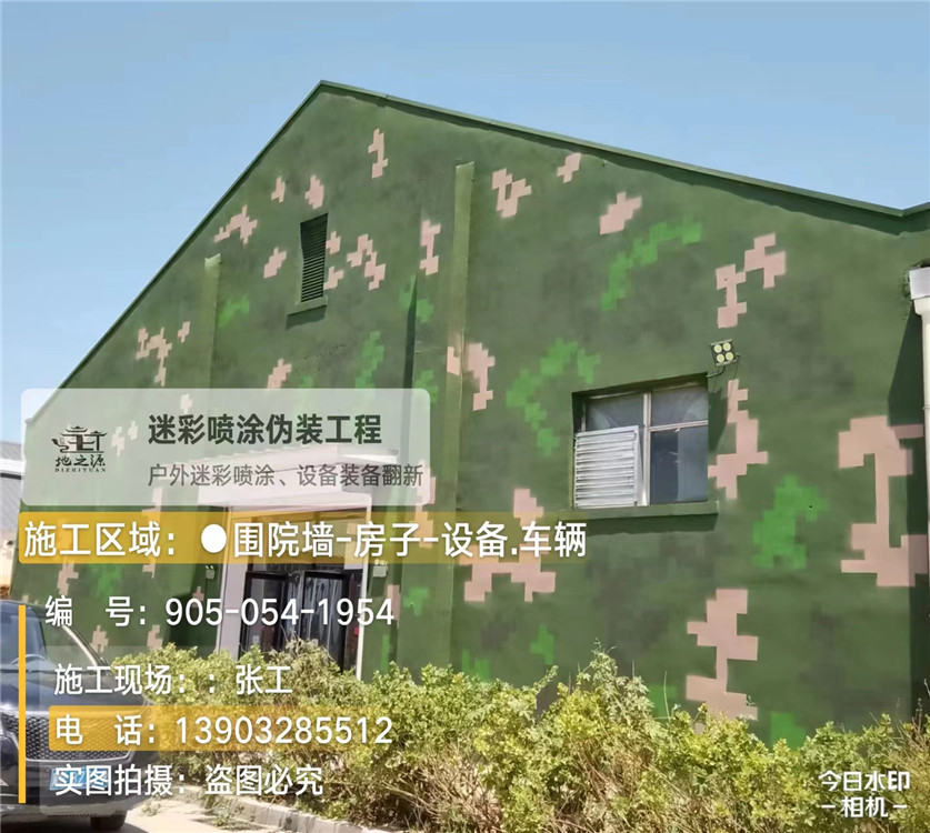 福州外墙数码迷彩漆施工报价清单（100㎡标准墙面测算）